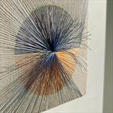 Raw 3 detail by Michelle Abbott, Drawing, Sulky threads on canvas